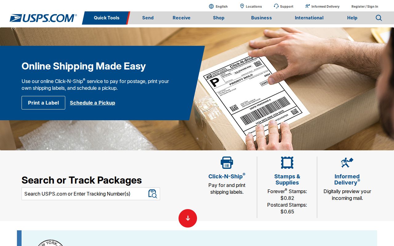 Grand Prairie ZIP postal confirmation context from USPS
